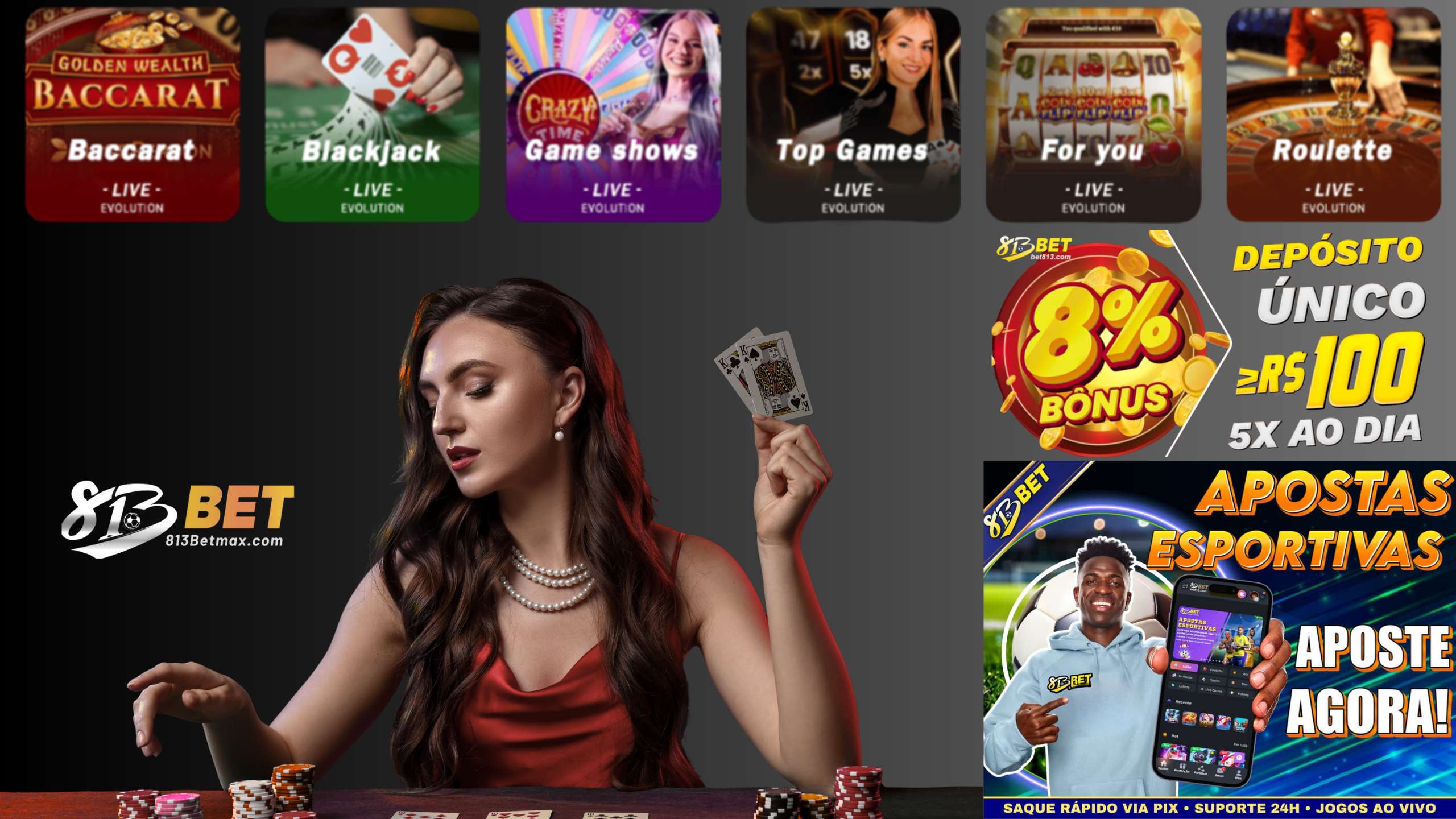 813bet cassino e apostas esportivas