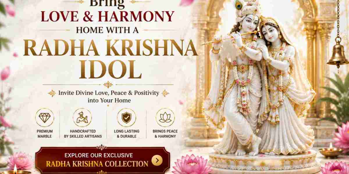 Bring Love and Harmony Home with a Radha Krishna Idol