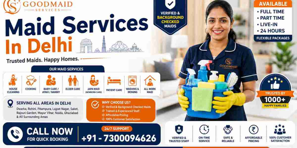 Find Experienced Maids with Trusted Maid Service Delhi
