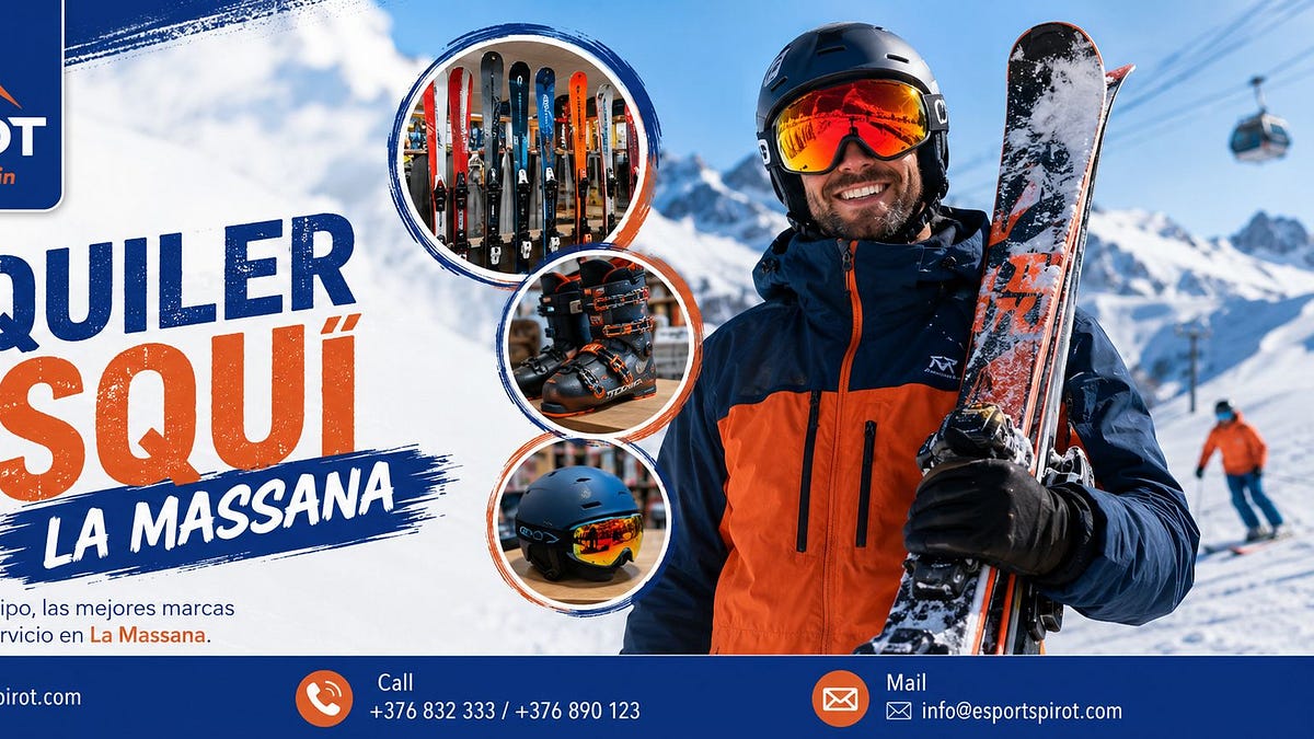 Alquiler esquí La Massana: encuentra el equipo perfecto para tu aventura