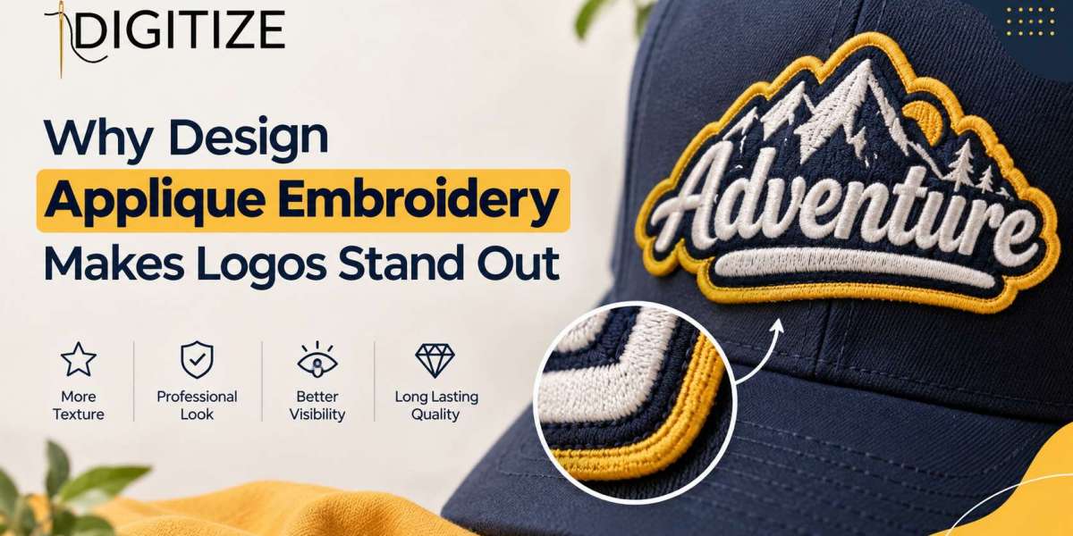 Why Design Applique Embroidery Makes Logos Stand Out