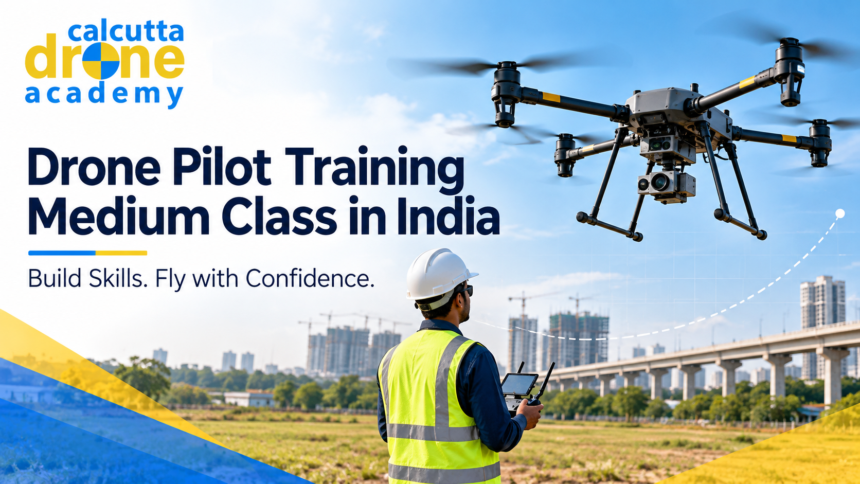 Drone Pilot Training Medium Class in India -Calcuttadroneacademy