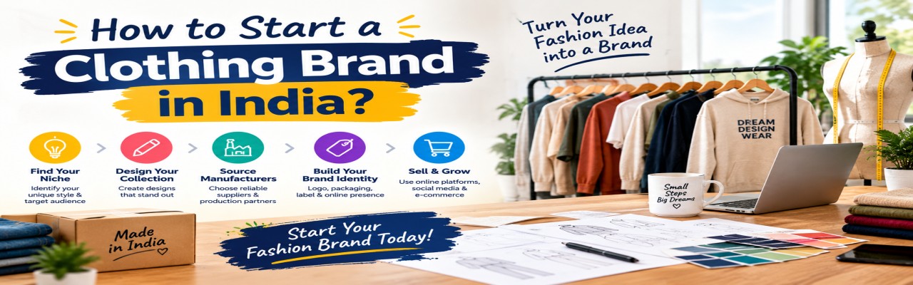How to Start a Clothing Brand in India (2026 Guide)