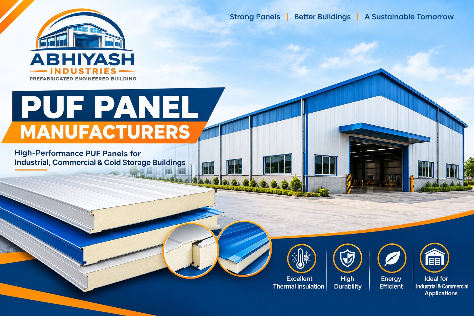Choosing PUF Panel Manufacturers for Large-Scale Cold Storage Projects